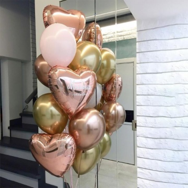 Фонтан шаров "От сердечка" в Смоленске