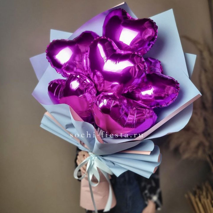 Букет из шаров сердец  в Смоленске