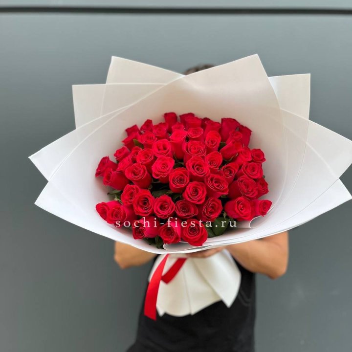 51  красная роза в Смоленске