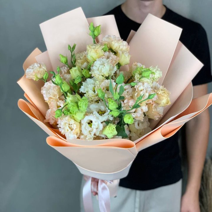 Букет эустом "Крем" в Смоленске