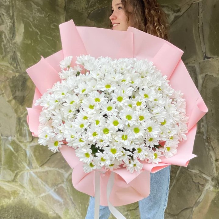  Букет хризантем "Крем" в Смоленске