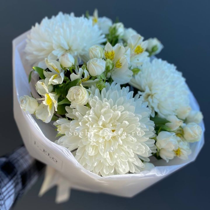 Букет из хризантем "Миранда" в Смоленске