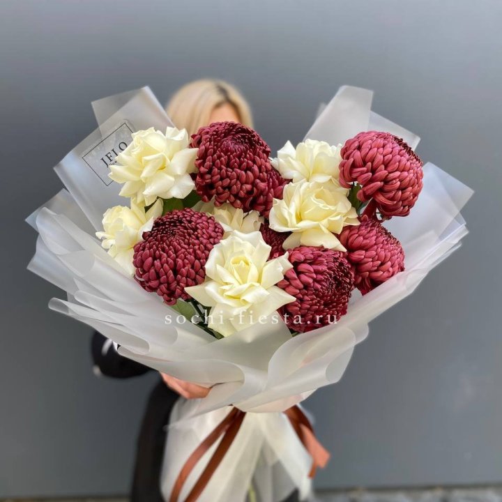 Дуо бигуди и розы в Смоленске