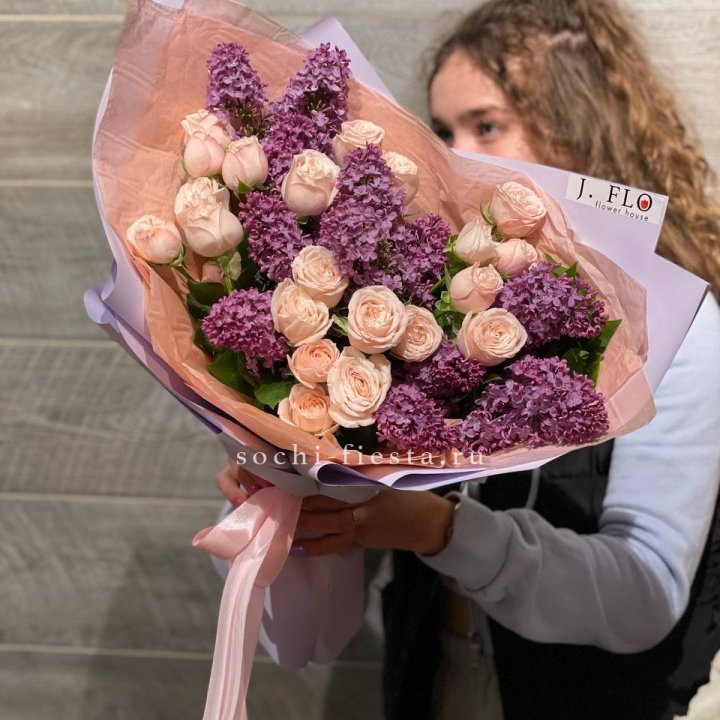 Букет "Лиловая весна" в Смоленске