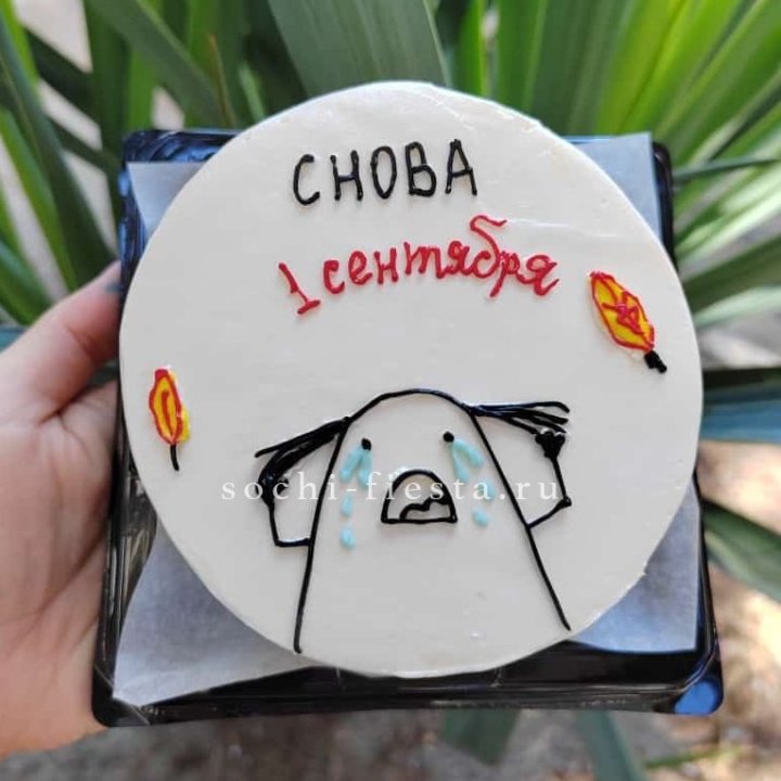 Бенто-торт "Не опять, а снова..." в Смоленске