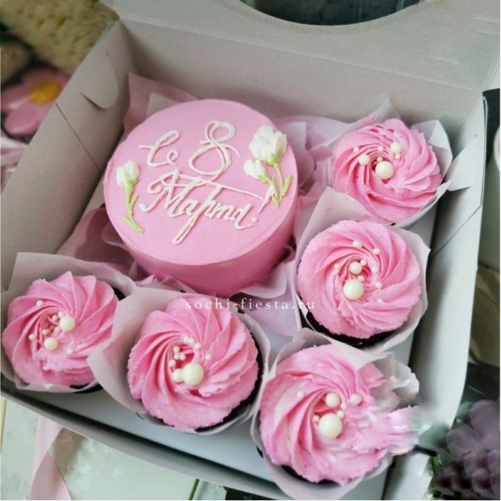 Капкейки и бенто-торт "8 марта!" в Смоленске