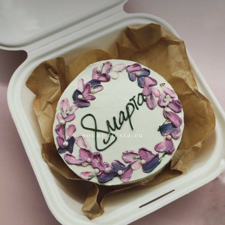 Бенто-торт "8 марта цветы"  в Смоленске