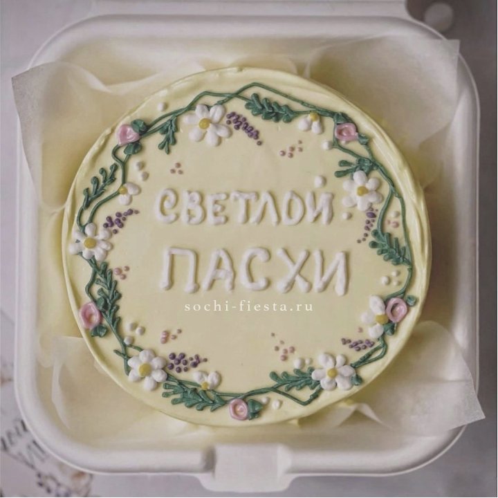 Бенто-торт "Светлой Пасхи" 2 в Смоленске