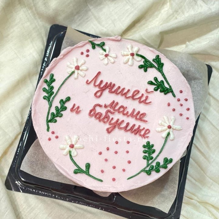 Бенто-торт "Лучшей маме и бабушке"  в Смоленске