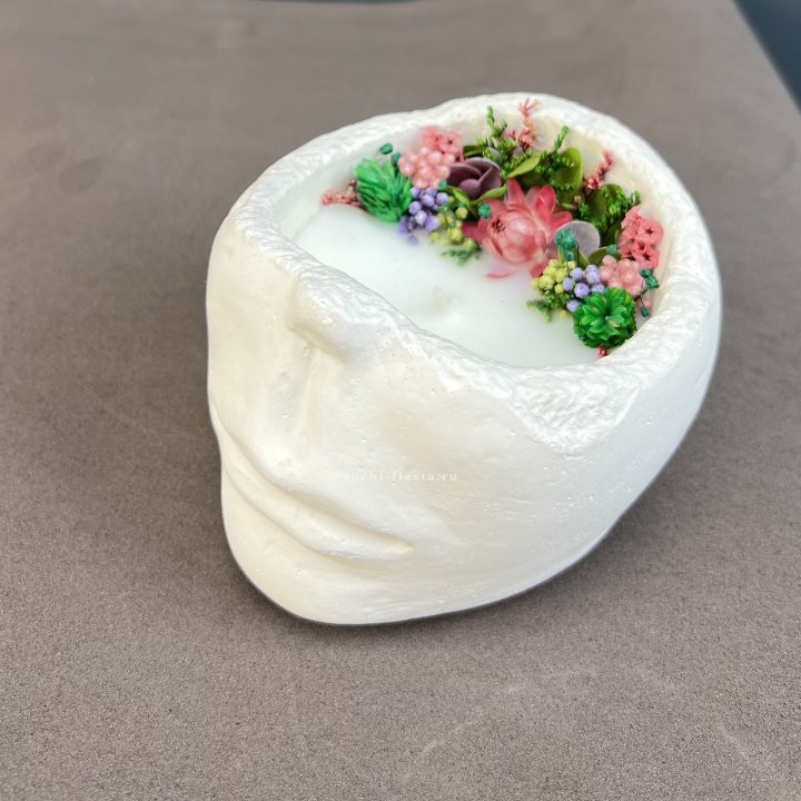 Свеча ароматическая в гипсе  в Смоленске