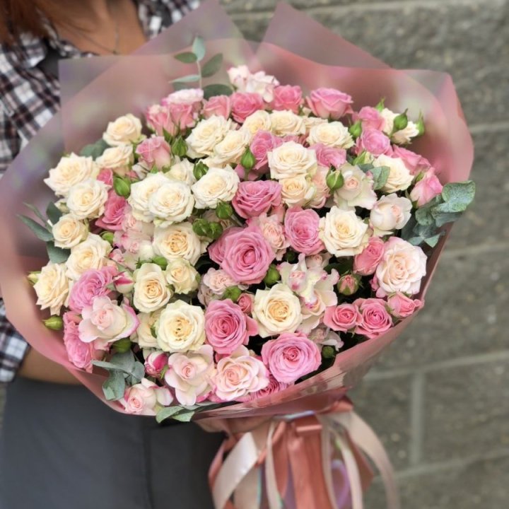 21 кустовая роза в Смоленске