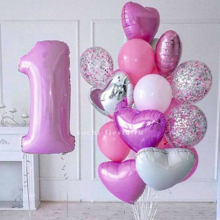 Набор шаров "С днем рождения" в Смоленске