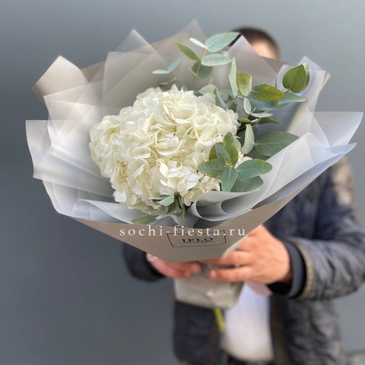  Букет  из белой гортензии в Смоленске
