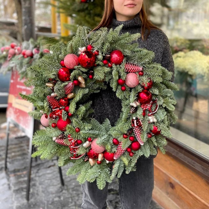 Рождественский венок  в Смоленске