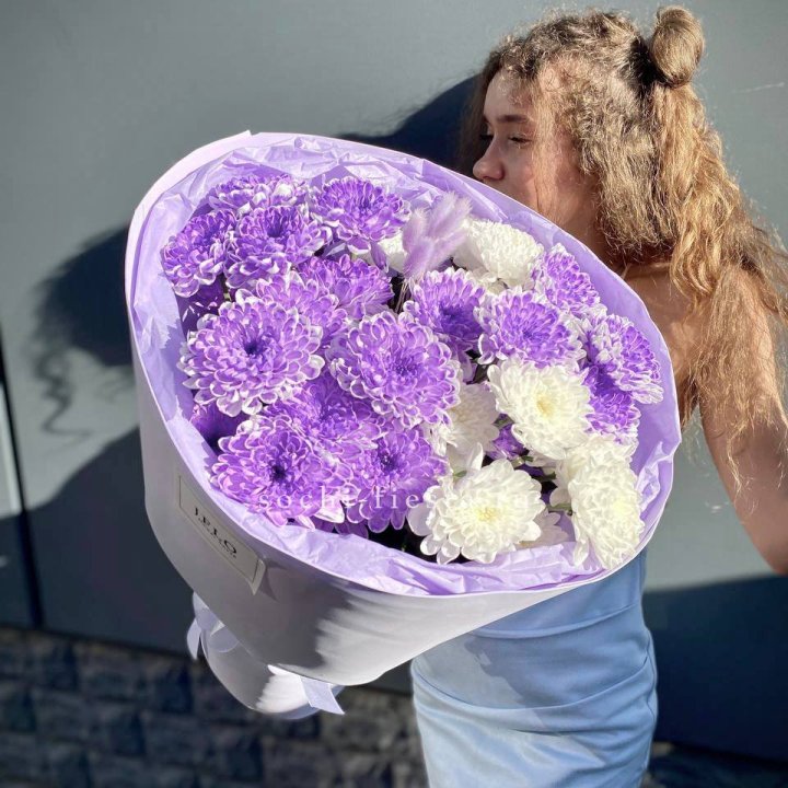  Букет хризантем "Сирена" в Смоленске