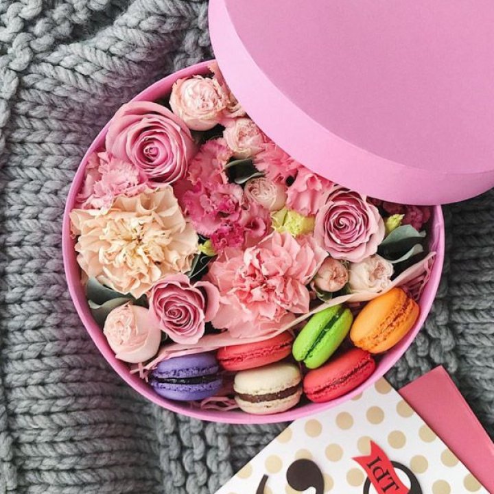 Цветочный бокс пинк в Смоленске