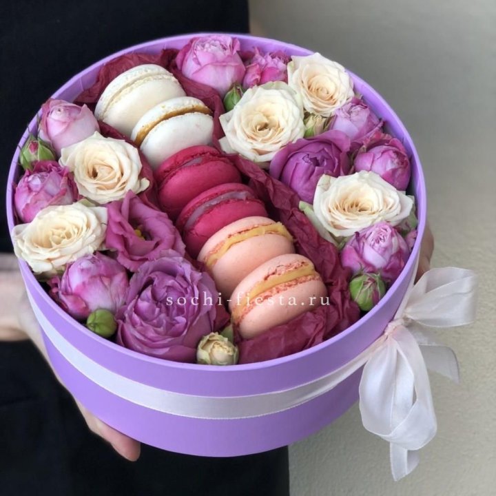 Цветочный бокс "Лаванди" в Смоленске