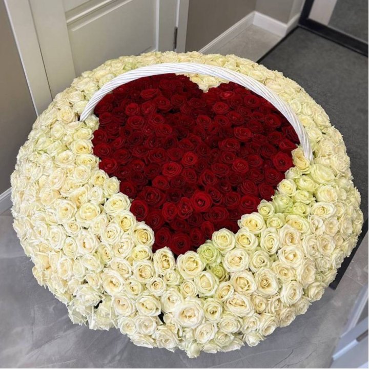 501 роза сердце в Смоленске