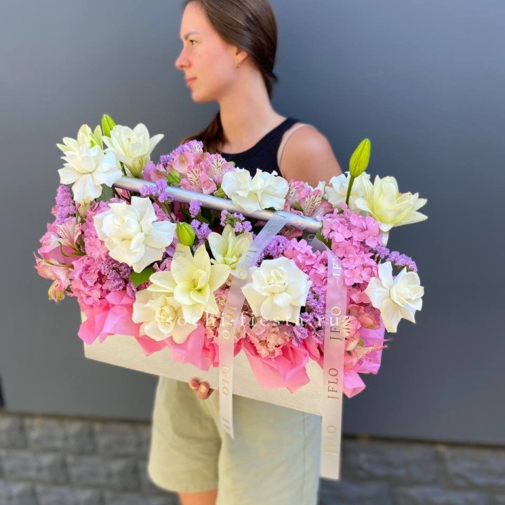 Большой бокс розовый в Смоленске