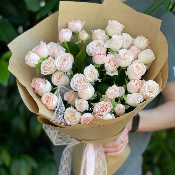 Кустовые розы букет №1 в Смоленске