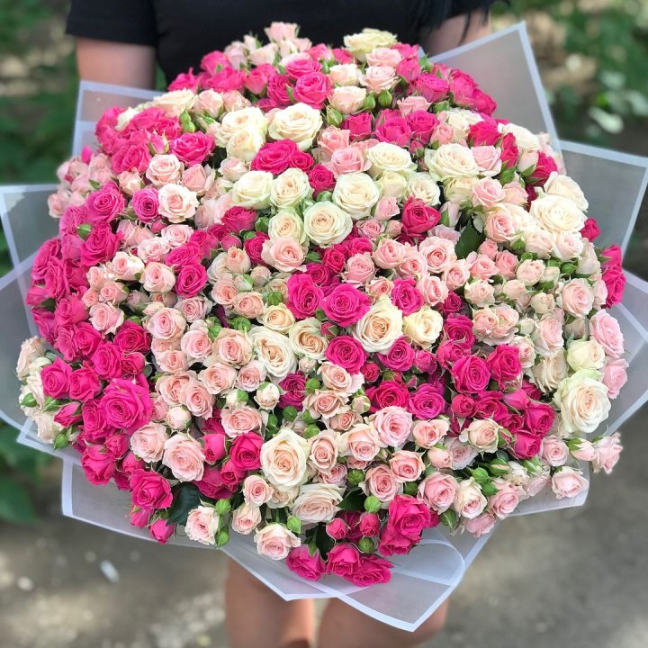 101 кустовая роза в Смоленске