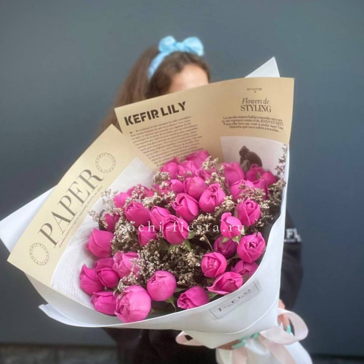 Пионовидные розы баблс №3 в Смоленске