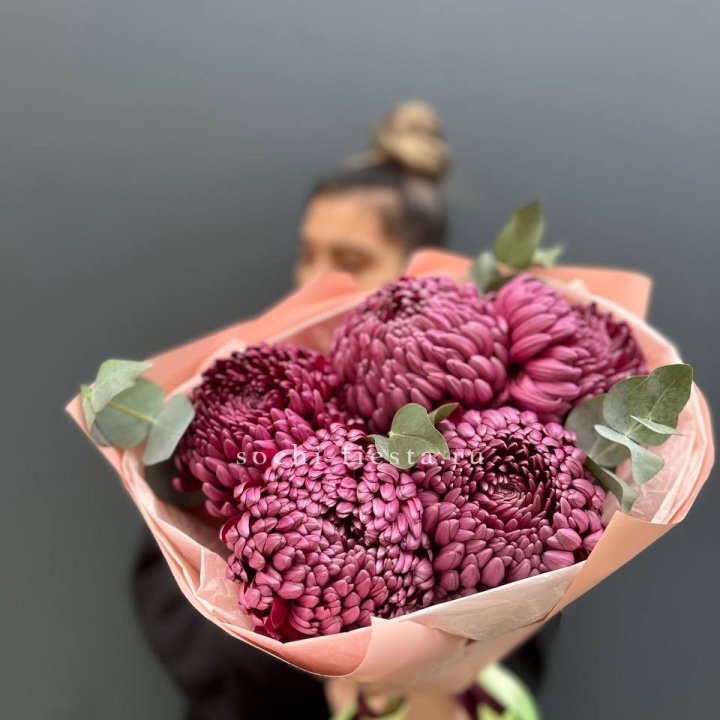 Хризантемы  Бигуди  в Смоленске