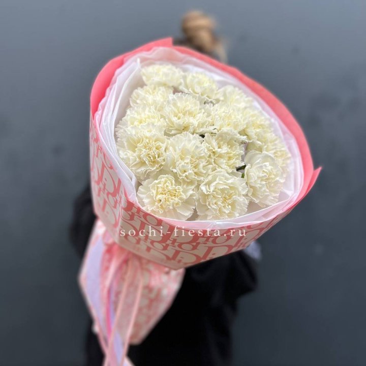 Белые диантусы №2 в Смоленске