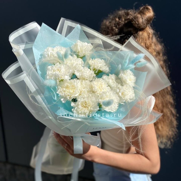 Воздушный букет из диантусов  в Смоленске