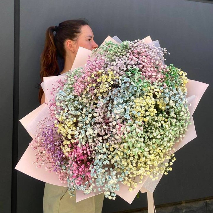 Пышный букет из гипсофил  в Смоленске