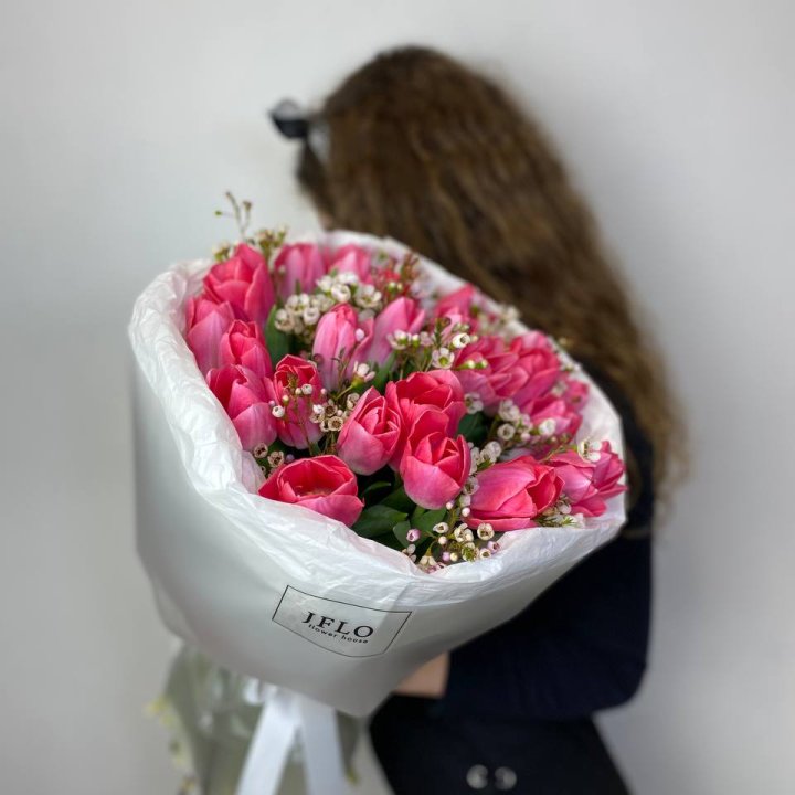 Дуо тюльпаны с хамелациумом в Смоленске