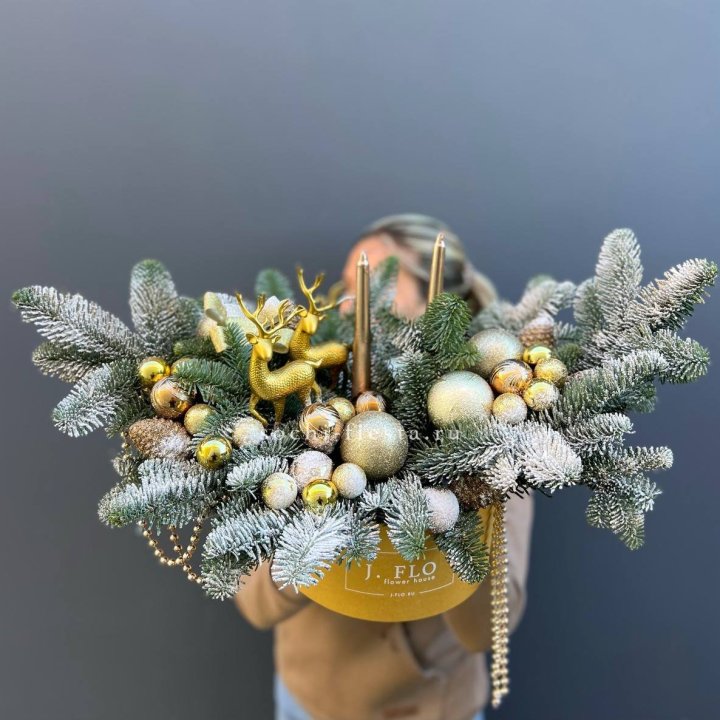 Композиция "Мери крисмас голд" в Смоленске