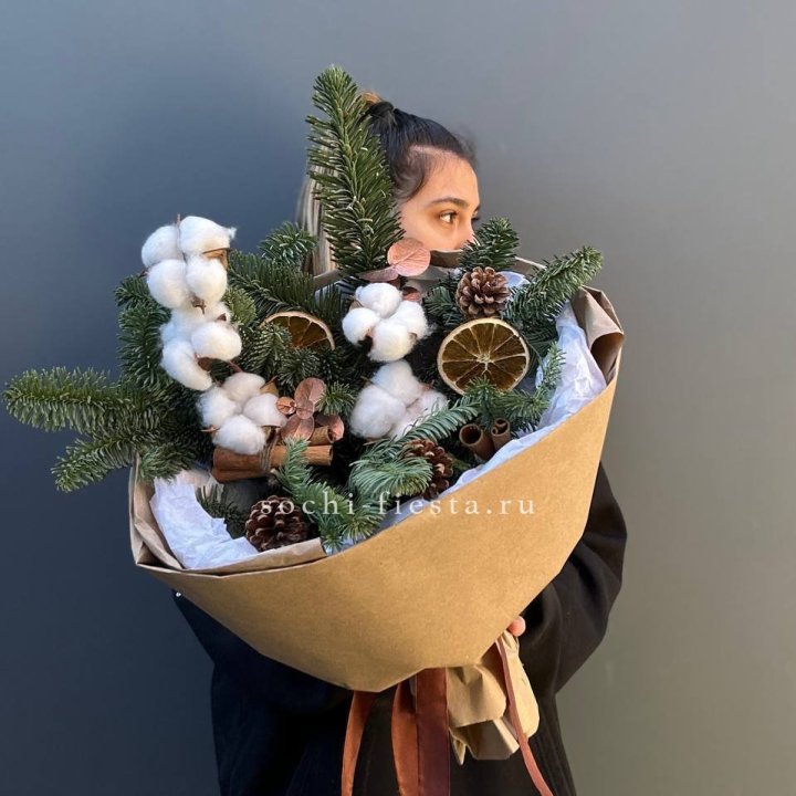 Зимний букет с нобилисом в Смоленске