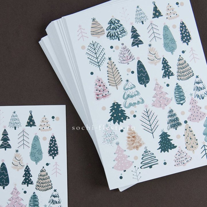 Открытка к букету "Елки" в Смоленске