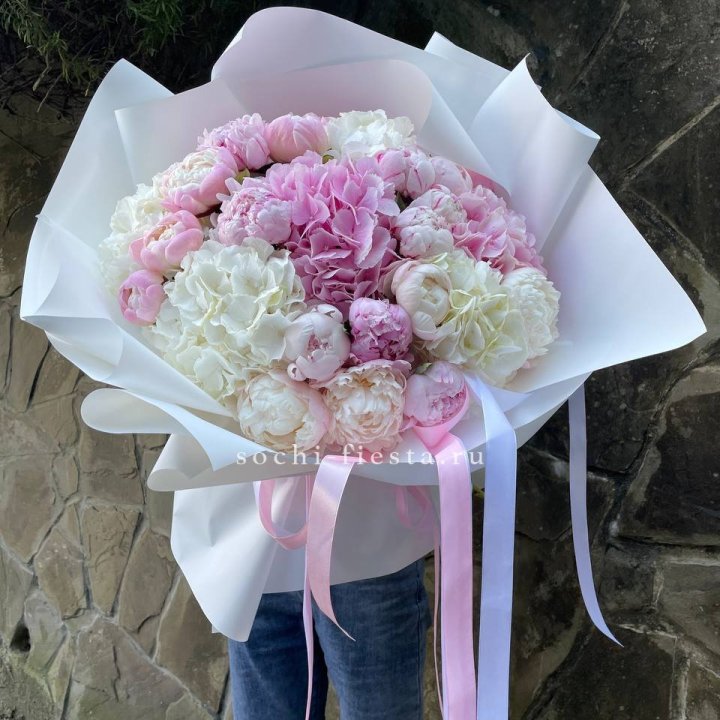Букет "Пионы и Гортензии" в Смоленске