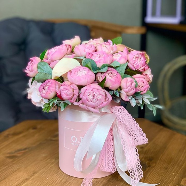 Композиция с пионами №1 в Смоленске