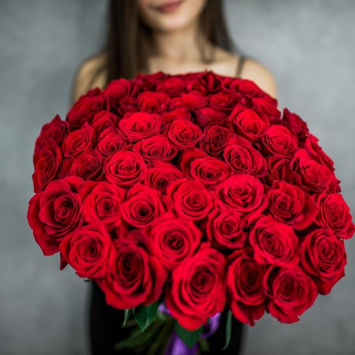 51 красная роза в Смоленске