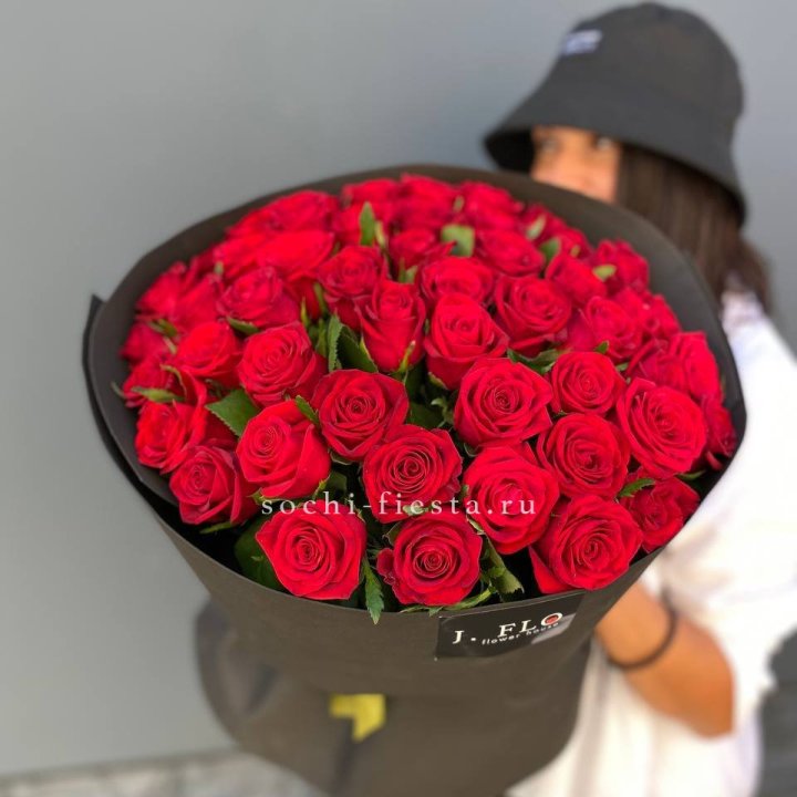 51 роза "Блек" в Смоленске