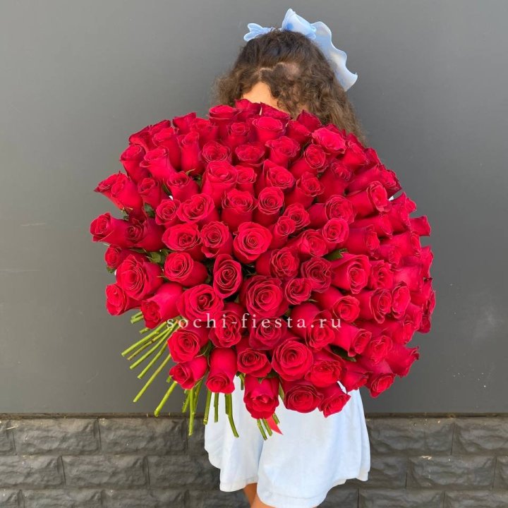 101 красная роза в Смоленске