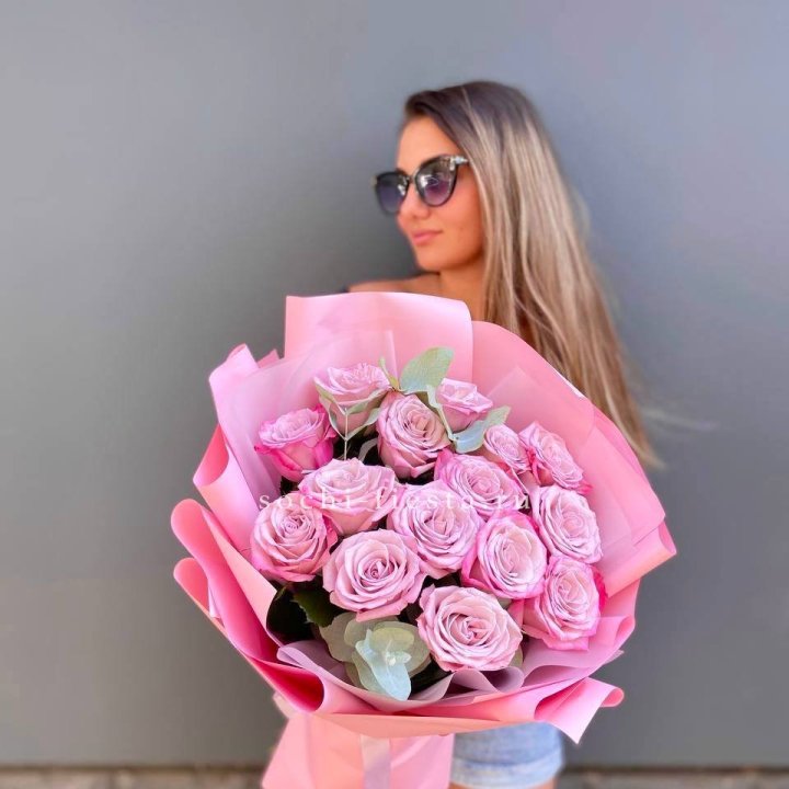 Букет розовых роз 2 в Смоленске