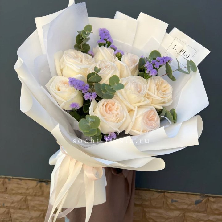 Букет из роз Вайт охара в Смоленске