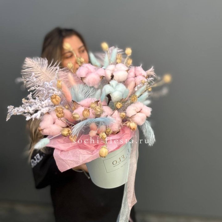 Авторский бокс с сухоцветами №2 в Смоленске