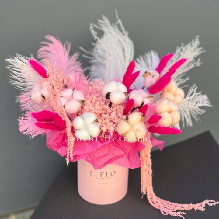 Авторский бокс с сухоцветами №1 в Смоленске