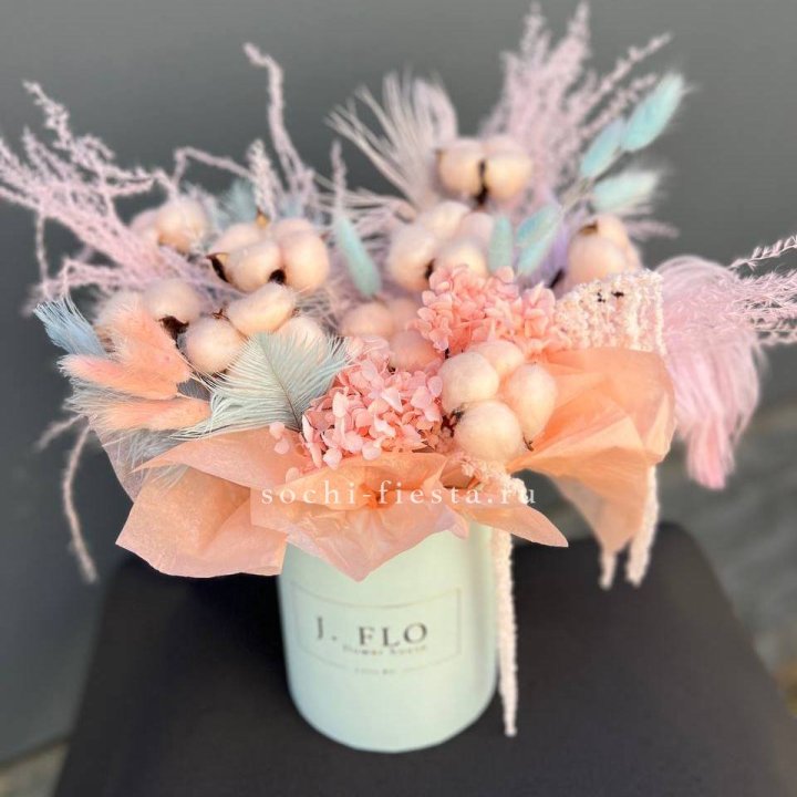 Авторский бокс с сухоцветами №3 в Смоленске