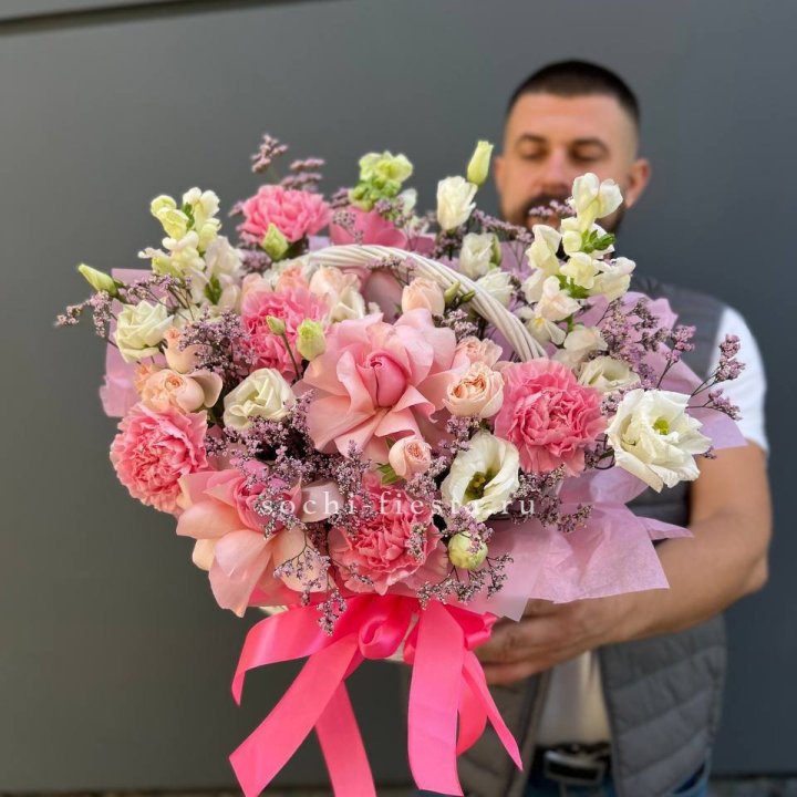 Цветочная корзина №1 в Смоленске