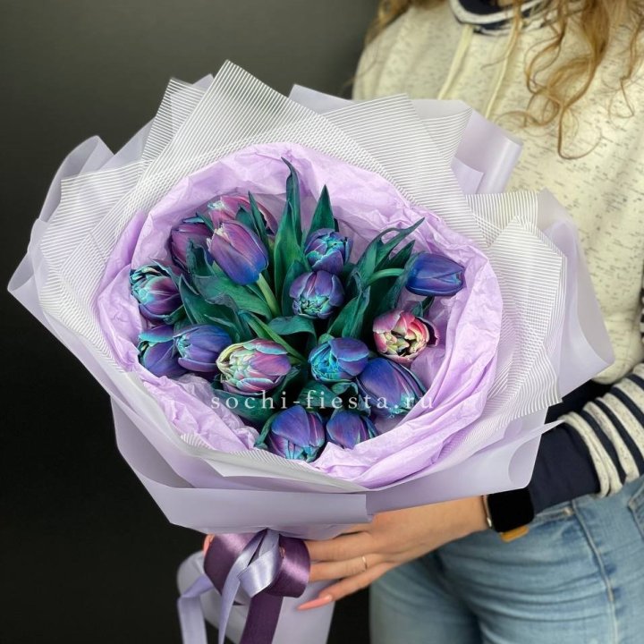 Букет тюльпанов "Пандора" в Смоленске