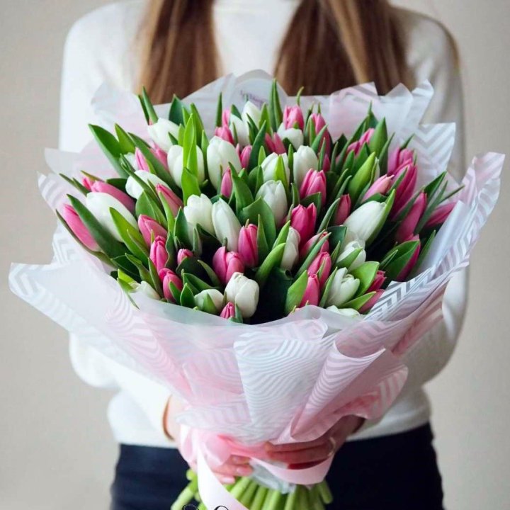 Букет тюльпанов "Лолита" в Смоленске