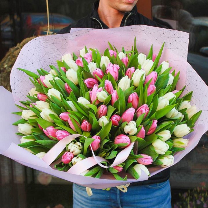 101 тюльпан микс в Смоленске